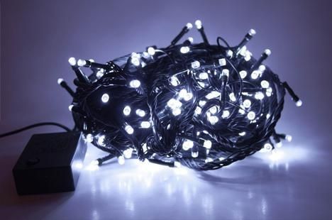 100 LED ΛΑΜΠΑΚΙΑ 8 ΜΕΤΡΑ ΛΕΥΚΟ ΜΕ ΠΡΟΓΡΑΜΜΑ IP20